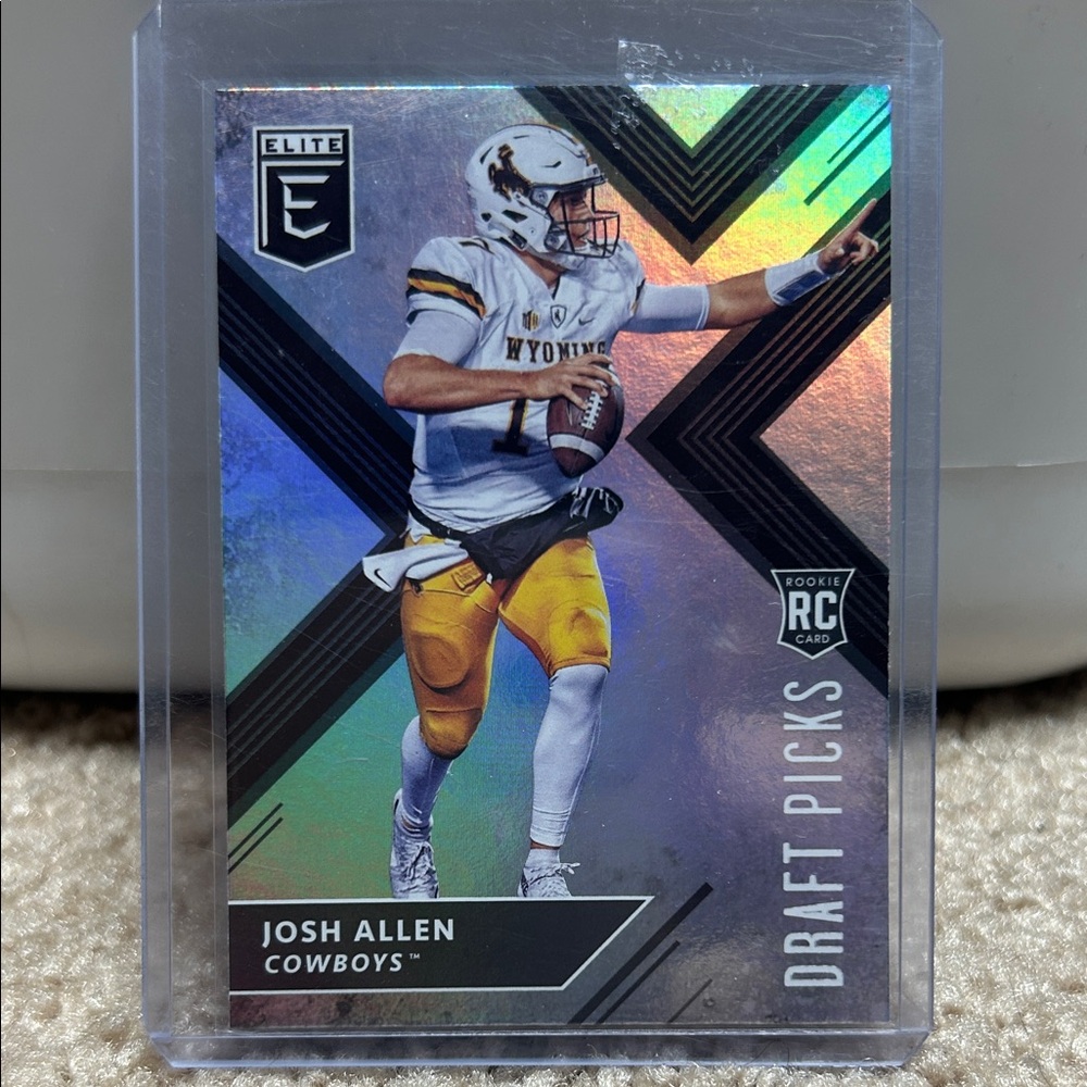 2018 Panini Elite Draft Picks Josh Allen Collegiate Holo rookie card